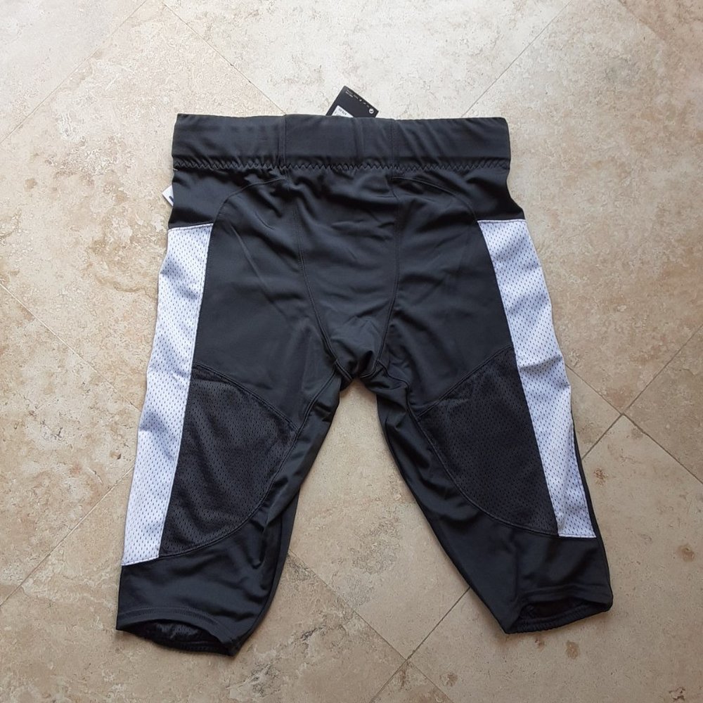 NIKE Men's Team Vapor Pro Football Pants Gray NEW - Picture 7 of 10